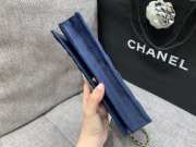 Chanel flap bag 23A blue wallet 11.5x23x4cm - 2