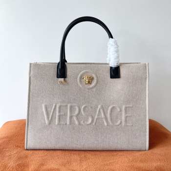 Versace tote bag in white 40x16x29cm