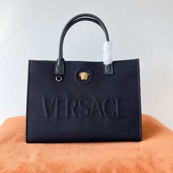 Versace tote bag in black 40x16x29cm