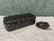 Valentino Garavani Rockstud Spike Black Bag - 2