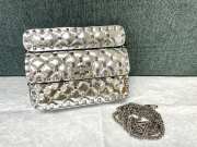 Valentino Garavani Rockstud Spike Silver Bag - 1