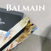 Balmain Uria Boots 01 in Smooth Sky Printed Leather - 6