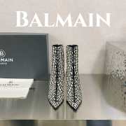 Balmain Uria Boots 04 in Smooth Sky Printed Leather - 6