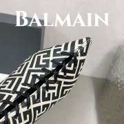 Balmain Uria Boots 04 in Smooth Sky Printed Leather - 5