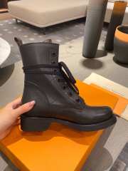 Louis Vuitton Metropolis Flat Ranger Black Boots  - 4