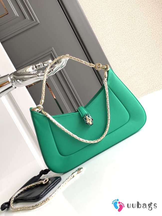 Bvlgari Serpenti Baia Green Bag 27.5x18x4.5cm - 1