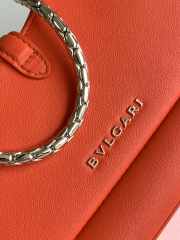 Bvlgari Serpenti Baia Orange Bag 27.5x18x4.5cm - 3