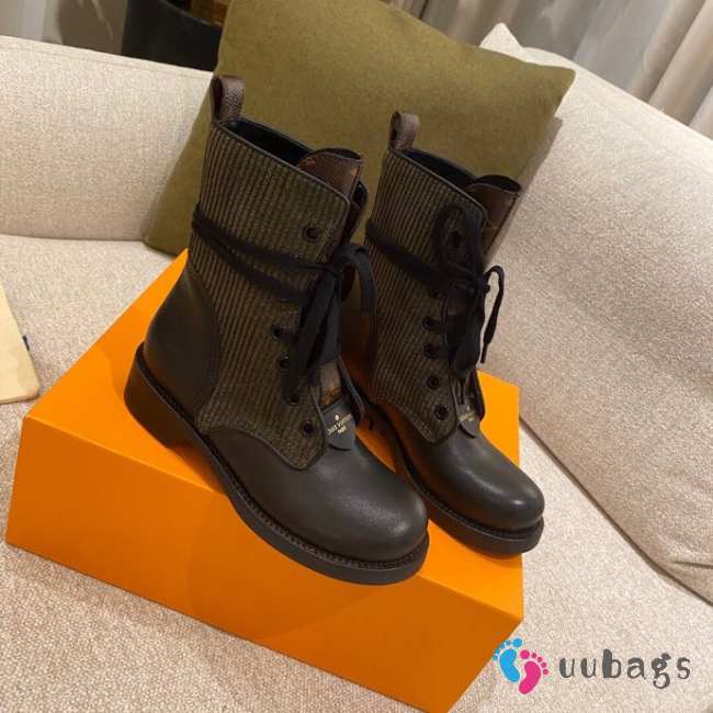 Louis Vuitton Metropolis Flat Ranger Green Boots - 1