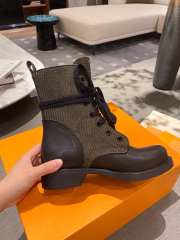 Louis Vuitton Metropolis Flat Ranger Green Boots - 6