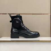 Prada Monolith leather ankle boots - 4