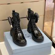 Prada Monolith leather ankle boots - 5