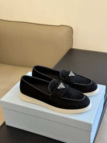 Prada Suede Leather Loafers 05