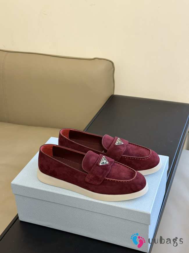 Prada Suede Leather Loafers 09 - 1