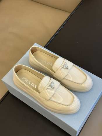 Prada Suede Leather Loafers 14