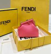 Fendi First Nano Wallet In Pink 11.5x5.5x10cm - 2