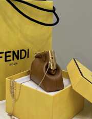 Fendi First Nano Wallet In Brown 11.5x5.5x10cm - 5