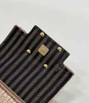 Fendi nano baguette brown bag 11.5x2.5x7cm - 6