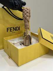 Fendi nano baguette brown bag 11.5x2.5x7cm - 3