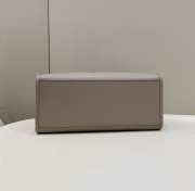 Fendi Sunshine Small Leather Gray 36×12×31cm - 5