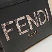 Fendi Sunshine Small Leather Black 36×12×31cm - 4