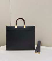 Fendi Sunshine Small Leather Black 36×12×31cm - 2