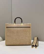 Fendi Sunshine Raffia Tote Bag 36×16×30cm - 6