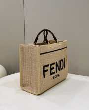 Fendi Sunshine Raffia Tote Bag 36×16×30cm - 4