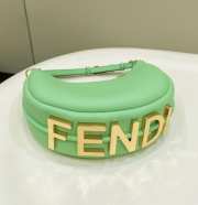 Fendi photography Small Green leather bag 29x24.5x10cm - 3