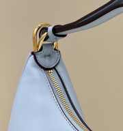 Fendi photography Small Light Blue leather bag 29x24.5x10cm - 3