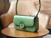 Gucci Petite GG Mini Bag In Green 21x10x5cm - 4