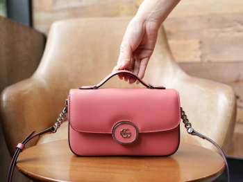 Gucci Petite GG Mini Bag In Pink 21x10x5cm