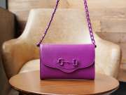 Gucci Horsebit 1955 handbag in purple 20x12x5.5cm - 6