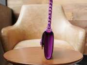 Gucci Horsebit 1955 handbag in purple 20x12x5.5cm - 5