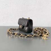 Chanel belt bag in black 8.5x8x3cm - 2