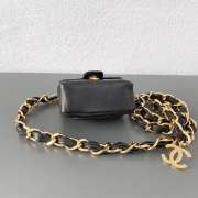 Chanel belt bag in black 8.5x8x3cm - 5