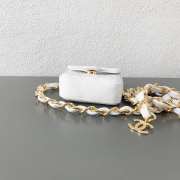 Chanel belt bag in white 8.5x8x3cm - 6