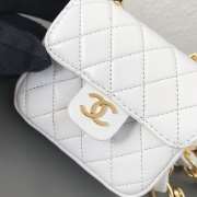 Chanel belt bag in white 8.5x8x3cm - 4