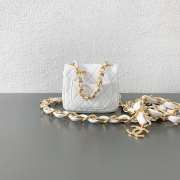 Chanel belt bag in white 8.5x8x3cm - 2