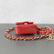 Chanel belt bag in red 8.5x8x3cm - 2