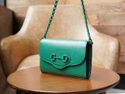 Gucci Horsebit 1955 handbag in green 20x12x5.5cm - 2