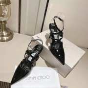 Jimmy Choo black high-heeled sandals 8.5cm - 2