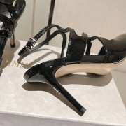 Jimmy Choo black high-heeled sandals 8.5cm - 4