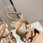 Jimmy Choo beige high-heeled sandals 8.5cm - 5