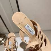 Jimmy Choo beige high-heeled sandals 8.5cm - 4