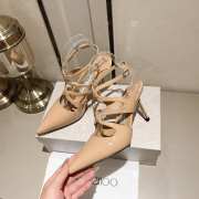 Jimmy Choo beige high-heeled sandals 8.5cm - 2