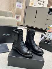 Chanel Monolith black leather ankle boots - 3