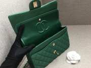 Chanel flap bag in green with gold buckle 23cm - 5