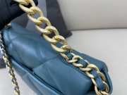 Chanel 19 Maxi Flap Bag In Dark Blue 30cm  - 6