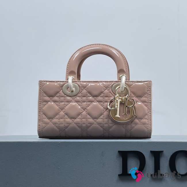 Dior D-Joy Bag In Beige 22.5×12×5.5cm - 1