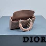 Dior D-Joy Bag In Beige 22.5×12×5.5cm - 3